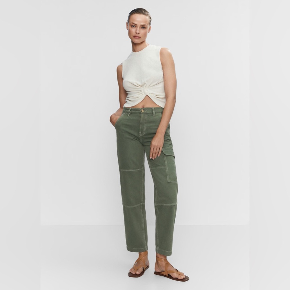 Mango Pocket Cargo Jeans